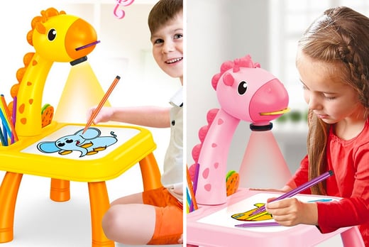 Kids' Pattern Projector Table Drawing Set Deal - Wowcher
