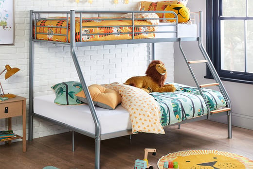 double mattress bunk bed