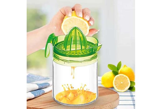 Lemon Squeezer With Glass Jug- 425ML - Wowcher