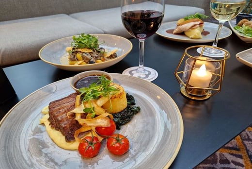 2-Course Dining with Wine for 2 - 3-Course Upgrade - Dublin