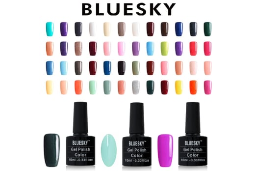 3 or 4 Bluesky Gel Polish Colour 10ml -