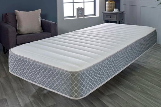 Grey Memory Foam Hybrid Sprung Mattress Offer Wowcher