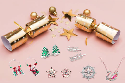 Jewellery & Wine Accessories Christmas Crackers Deal - Wowcher