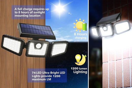 Adjustable Motion Sensor Solar Light Offer - LivingSocial