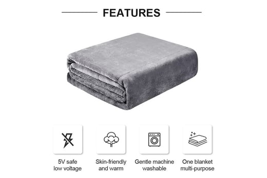 USB Heated Blanket Shawl Deal Wowcher