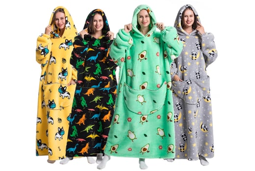 Matching Family Snuggle Hooded Blankets Voucher - LivingSocial