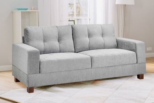 Jerry VIVA LUX SOFA BED 3 SEATER 2 SEATER ARMCHAIR SOFABED 1 SEATER, Beige 
