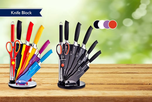 8pc Stainless Steel Culinary Set - 5 Colours! | Stoke On Trent