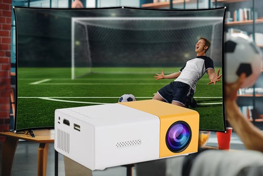 LED Projector 84 Screen Deal Wowcher
