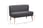 Two-Seater-Linen-Look-Sofa-in-Dark-Grey-5