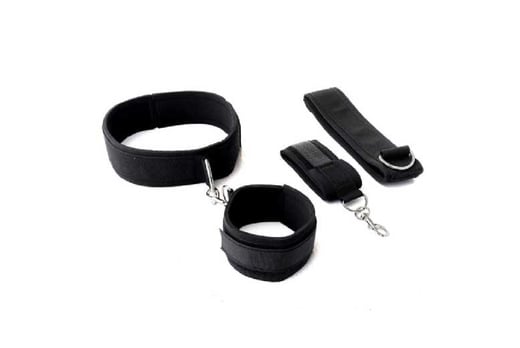 Sex Game Nylon Bdsm Bondage Harness With Handcuff Restraints Wowcher