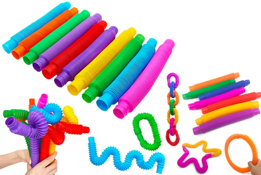 48-Piece Mini Pop Tubes Sensory Toy Deal - LivingSocial