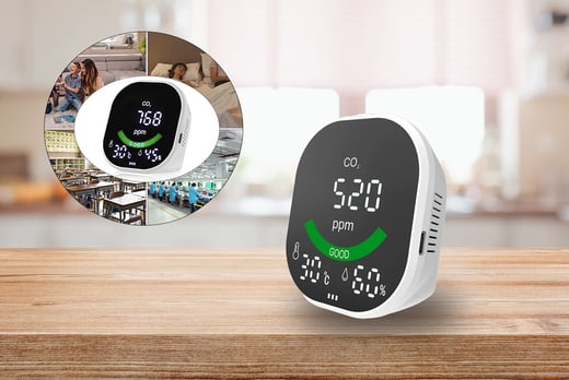 CO2 Detector Air Quality Monitor Deal - Wowcher