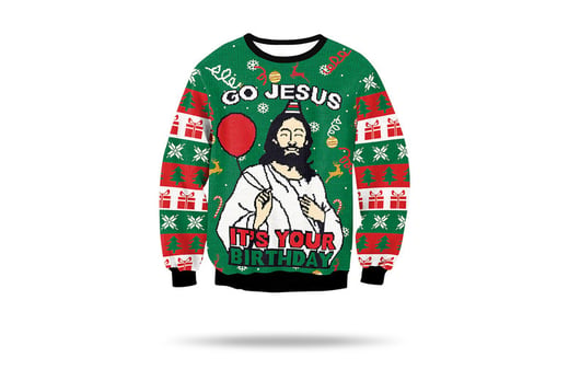 Christian christmas jumper kids