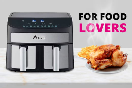 Alivio 9L Double Basket Air Fryer