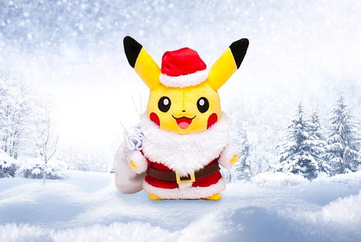 Christmas Pikachu Inspired Plush Toy Deal LivingSocial