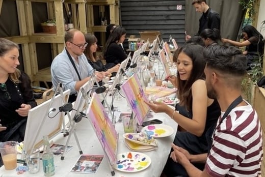 Sip And Paint Experience Ticket - London - Wowcher