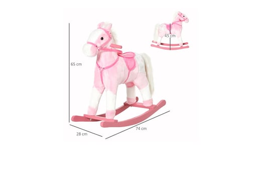 Kids-Plush-Rocking-Horse-with-Sound-Pink-8