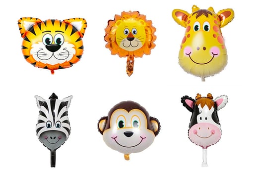 Animal Foil Party Balloons Set Deal - Wowcher Animal Foil Party Balloons Set Deal - Wowcher