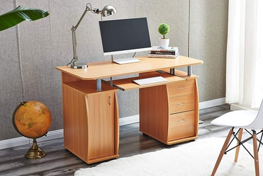 Deluxe-Computer-Desk-With-Cabinet-and-3-Drawers-1