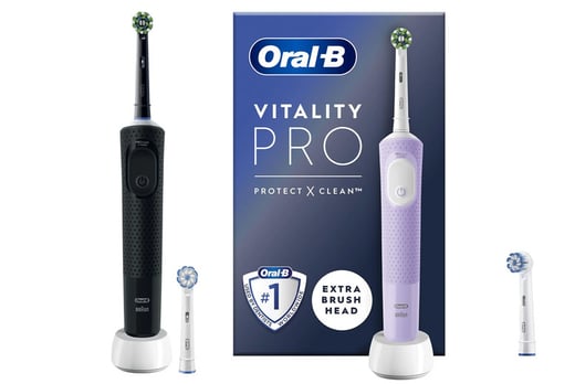 Oral-B Vitality Pro Electric Toothbrush With 2 Brush Heads - LivingSocial