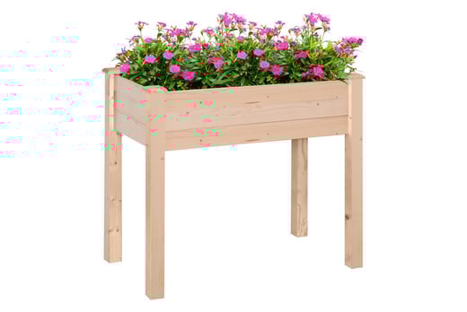 Fir-Wood-Raised-Rectangular-Plant-Stand-2