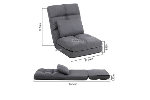 Folding-Floor-Chair-Adjustable-14-Angles-Chair-Bed-with-Pillow-for-Gaming-Relax-7