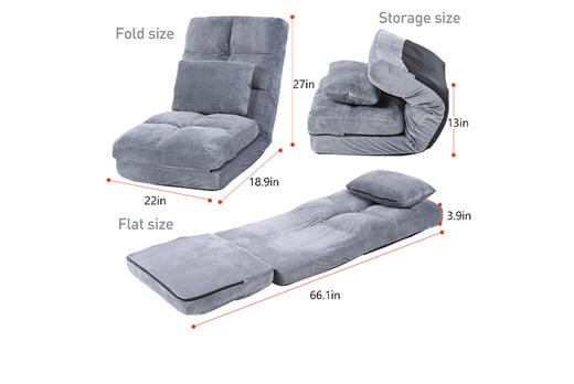 Folding-Sofa-Chair-360-Swivel-Floor-Lazy-High-Back-Seater-Adjustable-Recliner-7