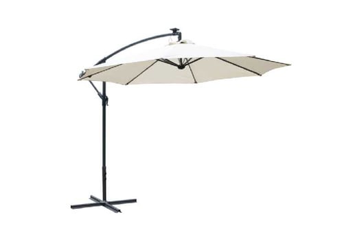 Outsunny Parasol W/Solar Powered LED strips - Wowcher