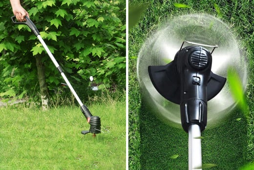 Image of 67% off: Cordless Electric Grass and Weed Trimmer with Battery
