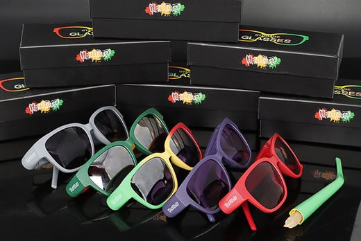 420 Sunglasses With Hidden Compartment in 8 Styles! - Wowcher