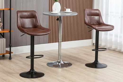 Adjustable Kitchen Swivel Stools Deal - Wowcher