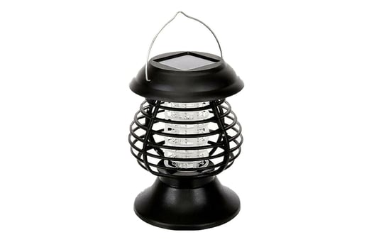 Outdoor Solar Power Mosquito Killer Lamp Fly Trap with Ground Spike-2