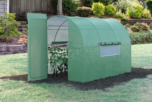 Outsunny Walk-In Polytunnel Greenhouse Deal - Wowcher