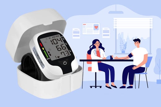Digital Wrist Blood Pressure Monitor Health Monitor-1