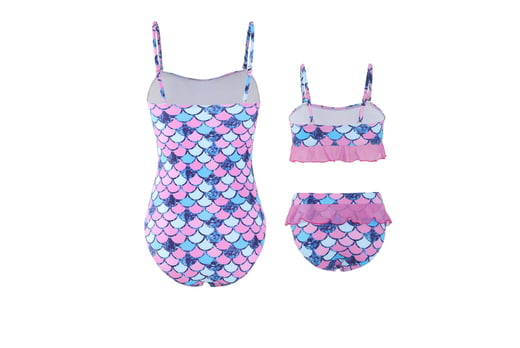 Mother Daughter Pair Baby Girl Beach Swimsuit-2