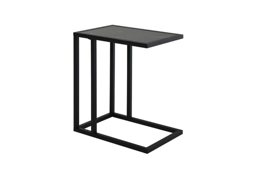 Steel-Frame-C-Shaped-Side-Table-Black-2