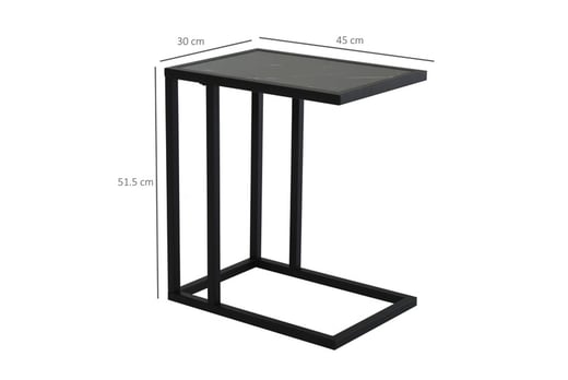 Steel-Frame-C-Shaped-Side-Table-Black-7