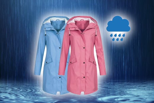 Hooded Waterproof Rain Coat-1