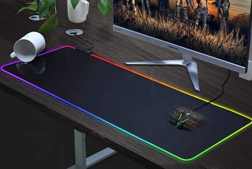 RGB Gaming Mouse Mat Lighting Mouse Pad-1