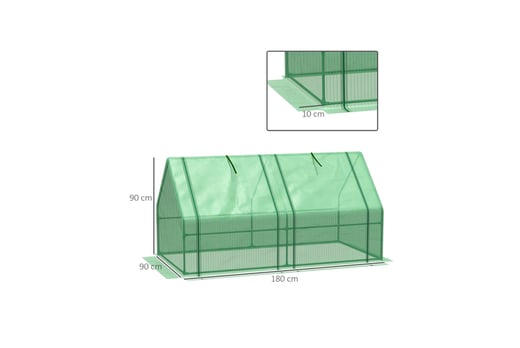 Mini-Small-Greenhouse-with-Steel-Frame-&-PE-Cover-5