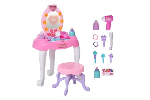 Kids-Pretend-Play-Plastic-Vanity-Table-2