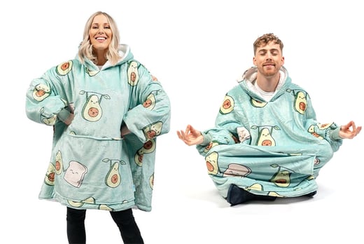Avocado Oversized Hoodie Blanket-1