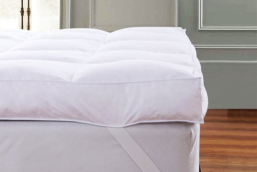 luxury feather and down mattress topper