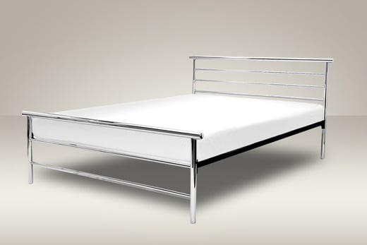 Chrome Bed Orthopaedic Mattress Shop Wowcher