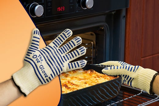 FiveFingered FlexiGrip Oven Glove Shop Wowcher