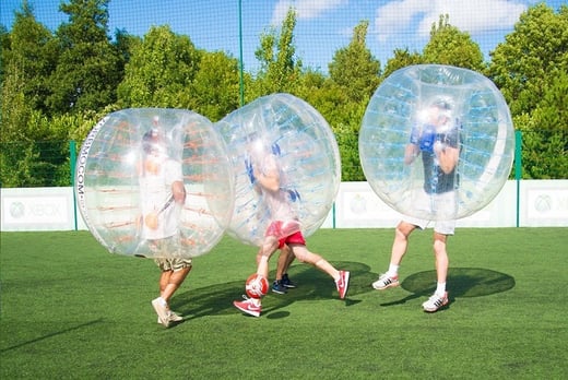 bubble soccer set