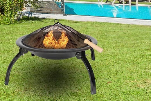 Wood Burning Fire Pit Brasserie Grill Wowcher Vivo Fire Pit With Mesh Cover And