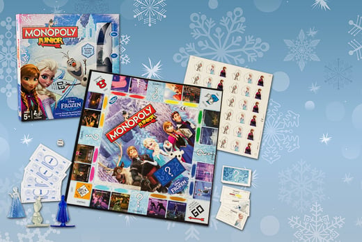 monopoly junior game frozen edition