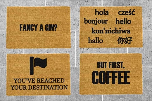 Quirky Novelty Doormats 7 Designs Belfast Livingsocial